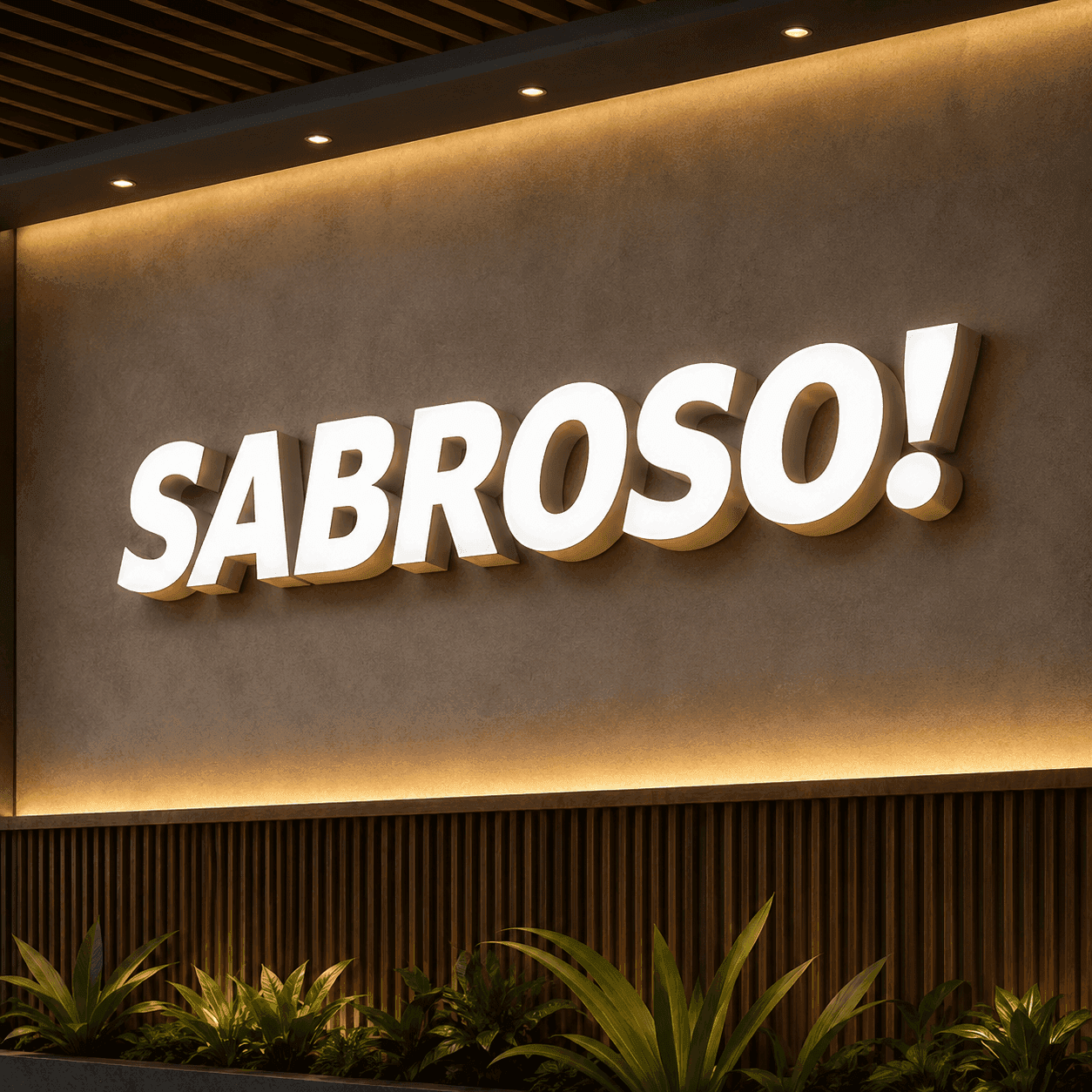 3D Acrylic UV Contour Sign