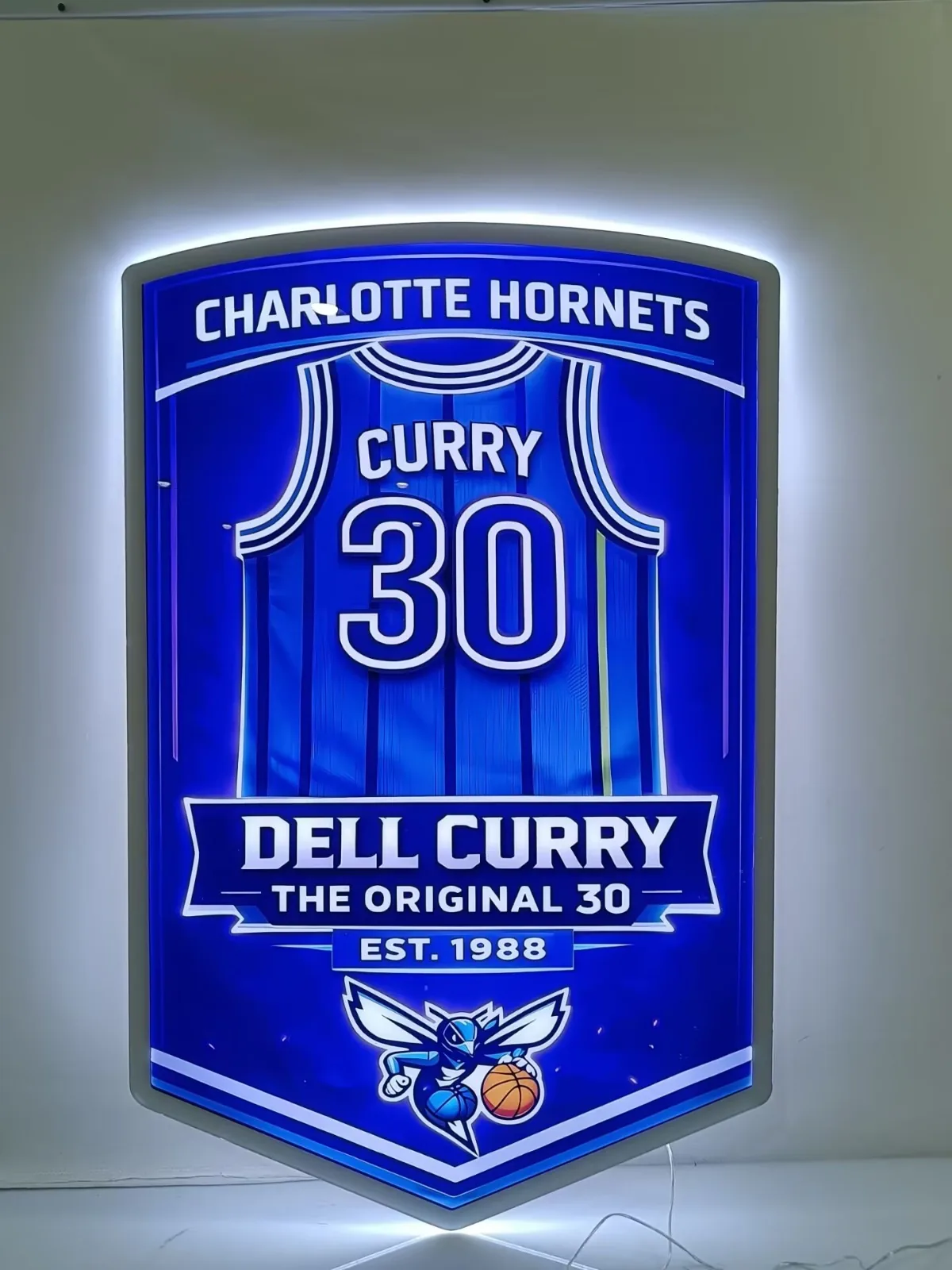 Custom illuminated lightbox sign with printed logo artwork